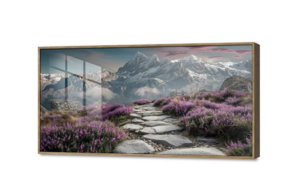 لوحات - منظر طبيعي SA37885 كل التابلوهات المودرن, جبال, مناظر طبيعية اخضر - زيتى, رمادى, موف – ارجوانى صور فوتوغرافية, لوحات فنية, مودرن غرفة الاستقبال, غرفة المعيشة, مكاتب – شركات - اعمال اكريليك, بالعرض, ببرواز, برواز خشبى, مستطيل