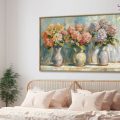 لوحات - فازات ورد SA38787 كل التابلوهات المودرن, فازات و اوانى, طبيعه صامتة, ورود - زهور - نباتات ابيض - اوف وايت, ازرق - تركواز, برتقالى الوان زيتية - اكريليك, عتيق - فينتاج, كلاسيك – نيو كلاسيك, لوحات فنية غرفة الاستقبال, غرفة المعيشة, غرفة نوم فصل الربيع بالعرض, ببرواز, برواز خشبى, مستطيل