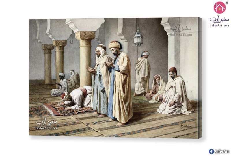 لوحات إسلامي SA39828 اماكن و معالم اسلامية و عربية بنى - بيج كلاسيك – نيو كلاسيك غرفة الاستقبال