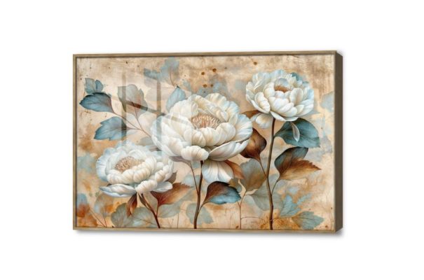 تابلوهات مودرن ورد أبيض SA42295 كل التابلوهات المودرن, ورود - زهور - نباتات ابيض - اوف وايت, ازرق - تركواز, بنى - بيج الوان زيتية - اكريليك, عتيق - فينتاج, لوحات فنية, مودرن غرفة الاستقبال, غرفة المعيشة, غرفة النوم فصل الربيع اكريليك, بالعرض, ببرواز, برواز خشبى, مستطيل