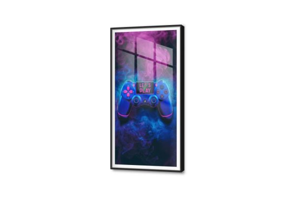 بلاي ستيشن تابلوهات مودرن لغرف الشباب SA42683 كل التابلوهات المودرن, جيمنج - العاب و تسليه ازرق - تركواز, الوان داكنة, بينك – فوشيا, موف – ارجوانى ديجيتال آرت, مودرن غرفة اطفال, غرفة شباب, مكاتب – شركات - اعمال اكريليك, بالطول, ببرواز, برواز SF9, برواز اسود, مستطيل