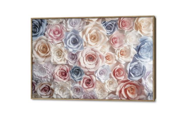 لوحات ديكور زهور وورد ملونة بينك وأبيض SA44177 كل التابلوهات المودرن, ورود - زهور - نباتات ابيض - اوف وايت, بينك – فوشيا, درجات الباستيل, موف – ارجوانى ديجيتال آرت, مظهر بارز, مودرن غرفة الاستقبال, غرفة المعيشة, غرفة النوم, مدخل المنزل بالعرض, ببرواز, برواز خشبى, مستطيل