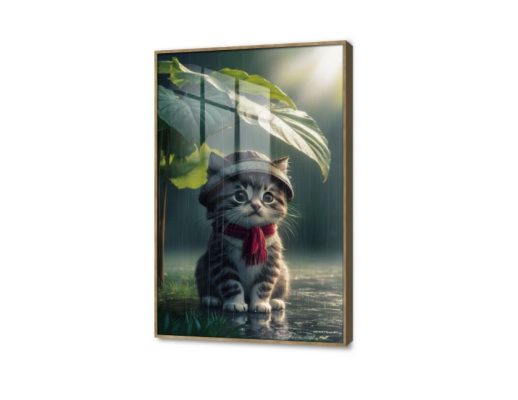 تابلوه مودرن قطة جميلة SA45162 كل التابلوهات المودرن, قطط, حيوانات و طيور اخضر - زيتى, رمادى ديجيتال آرت, مودرن غرفة اطفال, غرفة الاستقبال, غرفة المعيشة اكريليك, بالطول, ببرواز, برواز خشبى, مستطيل