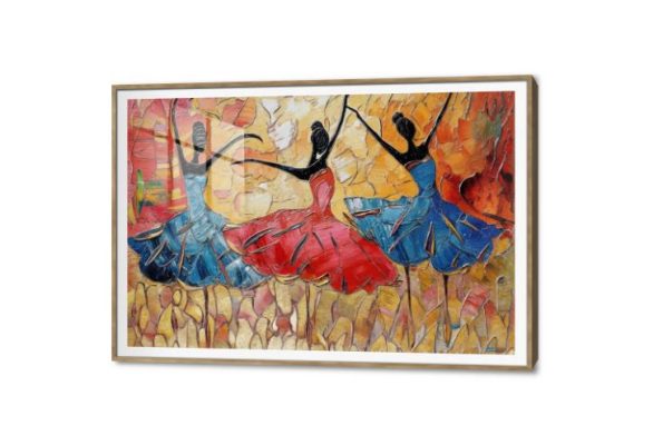 لوحات مودرن فنون إستعراضية SA46618 كل التابلوهات المودرن, بنات, هوايات, شخصيات و وجوه ازرق - تركواز, اصفر, برتقالى الوان زيتية - اكريليك, لوحات فنية, مودرن غرفة الاستقبال, غرفة المعيشة, غرفة بنات اكريليك, بالعرض, ببرواز, برواز SF9, برواز خشبى, مستطيل