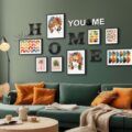 تابلوهات مودرن جاليرى Home - You & Me SA49541 ( كل التابلوهات المودرن), اوراق شجر - نباتات, بنات, مميزة و مختارة, اشكال هندسية و زخارف, شخصيات و وجوه, ورود , زهور و نباتات متعدد الالوان بوهو ستايل, دوائر, ديجيتال آرت, لوحات فنية, مودرن غرفة الاستقبال, غرفة المعيشة, غرفة النوم, غرفة بنات بالعرض, ببرواز, برواز SF9, برواز اسود, مستطيل