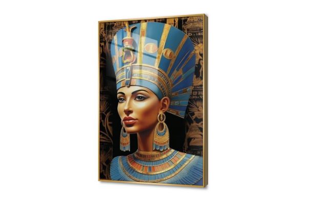 لوحات مودرن - ملكه مصريه فرعونية SA75688 كل التابلوهات المودرن, بنات, مصر الفرعونية, شخصيات و وجوه, مصر ازرق - تركواز, بنى - بيج, فضى – ذهبى ديجيتال آرت, لوحات فنية, مودرن غرفة المعيشة, غرفة النوم, غرفة بنات, مدخل المنزل, مكاتب – شركات - اعمال بالطول, اكريليك, ببرواز, برواز ذهبى, مستطيل