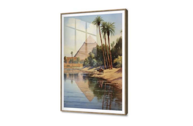 الهرم و النيل و النخيل SA75623 كل التابلوهات المودرن, دول و مدن مشهورة, مصر الفرعونية, مناظر مصرية, اماكن و مدن و مباني, مصر اخضر - زيتى, بنى - بيج الوان مائية, دول البحر المتوسط, لوحات فنية, مودرن غرفة الاستقبال, غرفة المعيشة, مدخل المنزل, مكاتب – شركات - اعمال بالطول, اكريليك, ببرواز, برواز SF9, برواز خشبى, مستطيل