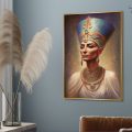 تابلوه مودرن - ملكه مصرية SA75708 كل التابلوهات المودرن, بنات, مصر الفرعونية, شخصيات و وجوه, مصر ابيض - اوف وايت, ازرق - تركواز, بنى - بيج, فضى – ذهبى الوان زيتية - اكريليك, كلاسيك – نيو كلاسيك, لوحات فنية, مودرن غرفة المعيشة, غرفة الاستقبال, مدخل المنزل, مكاتب – شركات - اعمال بالطول, ببرواز, برواز ذهبى, مستطيل