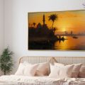 قريه مصرية على ضفاف النيل فى الغروب SA75693 كل التابلوهات المودرن, مناظر مصرية, مصر اصفر, اسود, الوان داكنة, برتقالى الوان زيتية - اكريليك, دول البحر المتوسط, كلاسيك – نيو كلاسيك, لوحات فنية, مودرن غرفة الاستقبال, غرفة المعيشة, مكاتب – شركات - اعمال شروق - غروب بالعرض, ببرواز, برواز ذهبى, مستطيل