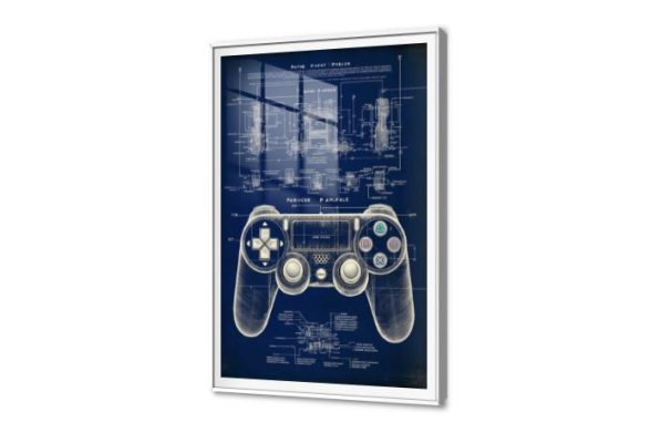 تابلوهات مودرن لغرف الشباب العاب الكترونية SA77074 كل التابلوهات المودرن, جيمنج - العاب و تسليه ازرق - تركواز, الوان داكنة ديجيتال آرت, مودرن غرفة شباب, مكاتب – شركات - اعمال بالطول, اكريليك, ببرواز, برواز SF9, برواز ابيض, مستطيل
