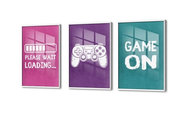 تابلوه مودرن العاب الكترونية تصميم بسيط SA77245 كل التابلوهات المودرن, جيمنج - العاب و تسليه, English Text & Quotes بينك – فوشيا, قوى و زاهى, موف – ارجوانى بسيط و هادئ, ديجيتال آرت, مودرن غرفة بنات, غرفة شباب, مكاتب – شركات - اعمال اكريليك, بالعرض, ببرواز, برواز ابيض, مستطيل