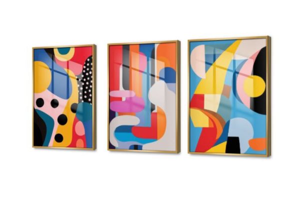 تابلوه حائط كانفاس بوهو الوان زاهيه SA78462 كل التابلوهات المودرن, تجريدي متعدد الالوان, قوى و زاهى الستريشن - فيكتور, بوهو ستايل, ديجيتال آرت, مودرن غرفة الاستقبال, غرفة المعيشة, مدخل المنزل, مكاتب – شركات - اعمال اكريليك, بالعرض, ببرواز, برواز ذهبى, مستطيل