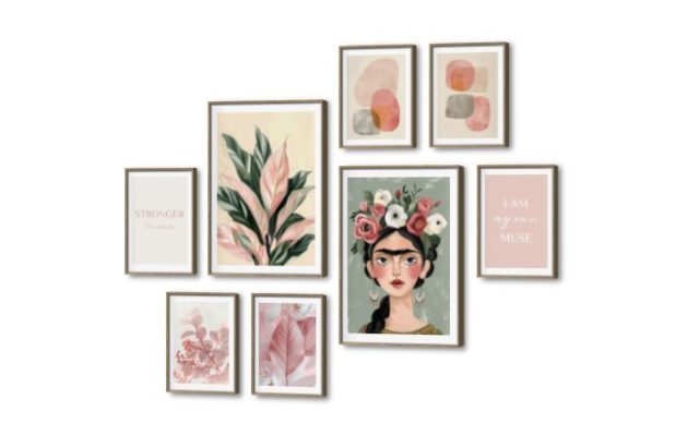 جاليرى حائط بوهو مميز بالوان باستل ببرواز اسود حجم كبير SA79514 كل التابلوهات المودرن, بنات, مميزة و مختارة, شخصيات و وجوه بينك – فوشيا, اخضر - زيتى, درجات الباستيل الوان مائية, بوهو ستايل, كتابات و حروف, لوحات فنية, مودرن غرفة الاستقبال, غرفة المعيشة, غرفة بنات, مدخل المنزل, مكاتب – شركات - اعمال بالعرض, ببرواز, برواز SF9, برواز خشبى