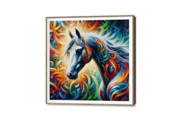 تابلوهات مودرن احصنه بالوان زاهية SA80290 كل التابلوهات المودرن, احصنه, حيوانات و طيور متعدد الالوان, قوى و زاهى الستريشن - فيكتور, لوحات فنية, مودرن غرفة المعيشة, غرفة شباب مربع, ببرواز, برواز SF9, برواز خشبى