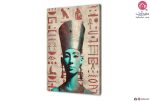 لوحة فنية للملكه المصرية SA80416 تابلوهات مودرن احمر - نبيتى ديجيتال آرت غرفة بنات