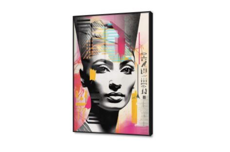 تابلوه مودرن - الملكه نفرتيتى بالوان زاهية 1 SA80428 كل التابلوهات المودرن, بنات, مصر الفرعونية, شخصيات و وجوه, مصر متعدد الالوان, ابيض و اسود, اصفر, بينك – فوشيا ديجيتال آرت, لوحات فنية, مودرن غرفة بنات, غرفة المعيشة, مدخل المنزل, مكاتب – شركات - اعمال بالطول, اكريليك, ببرواز, برواز اسود, مستطيل