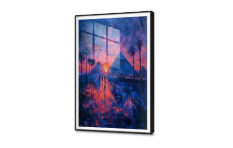 تابلوه مودرن فني تجريدى للأهرامات SA84543 كل التابلوهات المودرن, دول و مدن مشهورة, مصر الفرعونية, مناظر مصرية, اماكن و مدن و مباني, مصر موف – ارجوانى, ازرق - تركواز, الوان داكنة, برتقالى الوان زيتية - اكريليك, لوحات فنية, مودرن غرفة المعيشة, مكاتب – شركات - اعمال شروق - غروب بالطول, اكريليك, ببرواز, برواز SF9, برواز اسود, مستطيل