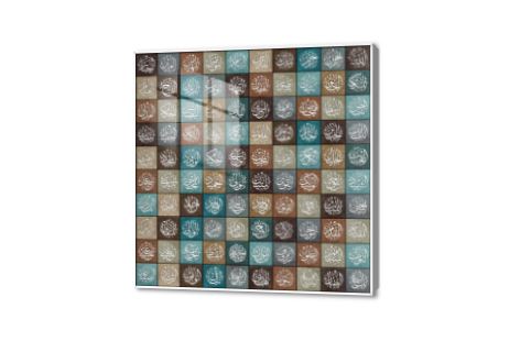 تابلوه مودرن كانفس اسماء الله الحسنى مربعات بنى و تركواز SA87189 كل التابلوهات المودرن, اسماء الله الحسنى, اسلامى - ايات قرآنية و خط عربى ازرق - تركواز, بنى - بيج ديجيتال آرت, كتابات و حروف, مودرن غرفة الاستقبال, غرفة المعيشة, مدخل المنزل, مكاتب – شركات - اعمال اكريليك, ببرواز, برواز ابيض, مربع