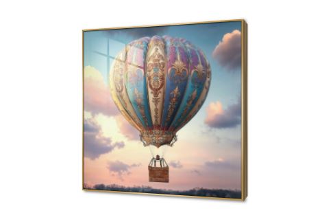 تابلوه منطاد بالوان باستيل SA88971 كل التابلوهات المودرن, اعمال و شركات, سياحة و سفر, مناطيد هوائية, سيارات – دراجات - مواصلات ازرق - تركواز, بينك – فوشيا, درجات الباستيل الستريشن - فيكتور, ديجيتال آرت, مودرن غرفة الاستقبال, غرفة المعيشة, غرفة بنات اكريليك, ببرواز, برواز ذهبى, مربع