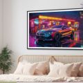 لوحات سيارة BMW وسط اضواء النيون SA89360 كل التابلوهات المودرن, سيارات, سيارات – دراجات - مواصلات احمر - نبيتى, اصفر, الوان داكنة, بينك – فوشيا الستريشن - فيكتور, ديجيتال آرت, مودرن, نيون ستايل غرفة شباب, مكاتب – شركات - اعمال فى الليل اكريليك, بالعرض, ببرواز, برواز SF9, برواز اسود, مستطيل
