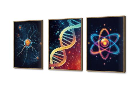 تابلوه مودرن كانفس احياء - فيزياء - كيمياء SA88482 كل التابلوهات المودرن, اعمال و شركات, علوم, عيادات - طبيه - مستشفيات ازرق - تركواز, اسود, اصفر, الوان داكنة, برتقالى ديجيتال آرت, مودرن, نيون ستايل مكاتب – شركات - اعمال بالعرض, ببرواز, برواز خشبى, مستطيل