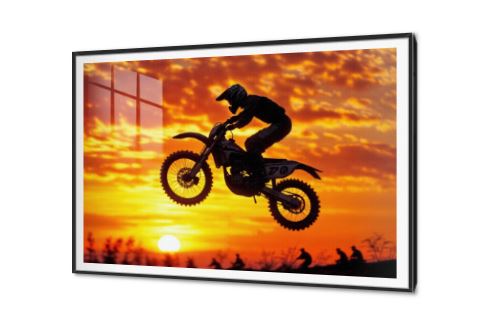 لوحات رياضة الموتوكروس الحر SA89226 كل التابلوهات المودرن, دراجات بخارية - موتوسيكلات, رياضات, هوايات, سيارات – دراجات - مواصلات اسود, اصفر, برتقالى صور فوتوغرافية, مودرن غرفة شباب, مكاتب – شركات - اعمال شروق - غروب اكريليك, بالعرض, ببرواز, برواز SF9, برواز اسود, مستطيل