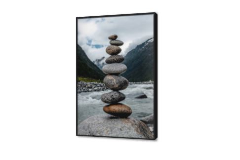 لوحات احجار طبيعية متوازنة SA88667 كل التابلوهات المودرن, احجار و صخور, جبال, بحار و شواطئ و مراكب, طبيعه صامتة, مناظر طبيعية بنى - بيج, رمادى تماثل - سيميترى, صور فوتوغرافية, مودرن غرفة المعيشة, غرفه الغسيل - التويليت, مكاتب – شركات - اعمال بالطول, ببرواز, برواز اسود, مستطيل