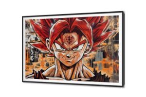 تابلوه مودرن - انمى سوبر سايان SA88330 كل التابلوهات المودرن, افلام - مسلسلات - ميديا, انمى احمر - نبيتى, برتقالى, بنى - بيج تماثل - سيميترى, ديجيتال آرت, لوحات فنية, مودرن غرفة شباب بالعرض, ببرواز, برواز SF9, برواز اسود, مستطيل