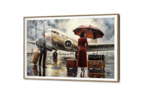 لوحات حائط مودرن رجل وامرأة على مدرج الطائرة SA89114 كل التابلوهات المودرن, اعمال و شركات, رومانسى - ثنائى, سياحة و سفر, طائرات, سيارات – دراجات - مواصلات, شخصيات و وجوه احمر - نبيتى, رمادى الوان زيتية - اكريليك, كلاسيك – نيو كلاسيك, لوحات فنية غرفة المعيشة, غرفة النوم, مكاتب – شركات - اعمال شتاء و ثلوج اكريليك, بالعرض, ببرواز, برواز SF9, برواز خشبى, مستطيل