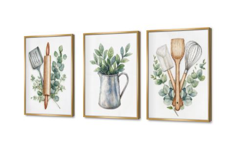لوحات فنية لتزيين غرفة الطعام SA88207 كل التابلوهات المودرن, مشروبات – اطعمة - المطبخ ابيض - اوف وايت, اخضر - زيتى, بنى - بيج, فضى – ذهبى الوان مائية, لوحات فنية, مودرن غرفة الطعام - المطبخ, مكاتب – شركات - اعمال بالعرض, ببرواز, برواز ذهبى, مستطيل