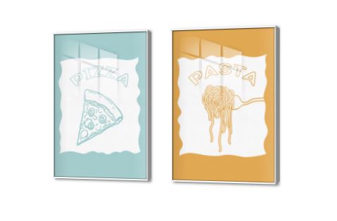 تابلوه مودرن بسيط للمطبخ و المأكولات SA88133 كل التابلوهات المودرن, طعام - مأكولات, مشروبات – اطعمة - المطبخ ابيض - اوف وايت, ازرق - تركواز, برتقالى بسيط و هادئ, ديجيتال آرت, كتابات و حروف, مودرن غرفة الطعام - المطبخ, مكاتب – شركات - اعمال اكريليك, بالطول, ببرواز, برواز ابيض, مستطيل