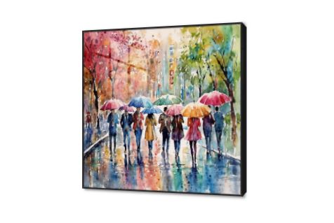 تابلوه حائط مجموعة من الاشخاص مع مظلات SA88767 كل التابلوهات المودرن, اشجار, شمسية و مظلات, شخصيات و وجوه, طبيعه صامتة, مناظر طبيعية احمر - نبيتى, اخضر - زيتى, ازرق - تركواز, متعدد الالوان الوان مائية, تماثل - سيميترى, لوحات فنية, مودرن غرفة النوم, غرفة بنات اكريليك, ببرواز, برواز اسود, مربع