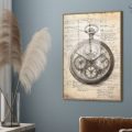 تابلوهات حائط ساعه جيب رسم بالحبر SA88654 كل التابلوهات المودرن, ساعات, English Text & Quotes, اشكال هندسية و زخارف, طبيعه صامتة ابيض - اوف وايت, بنى - بيج اشكال هندسية و زخارف, دوائر, كتابات و حروف, كلاسيك – نيو كلاسيك, لوحات فنية, مودرن غرفة المعيشة, غرفة شباب, مكاتب – شركات - اعمال اكريليك, بالطول, ببرواز, برواز خشبى, مستطيل