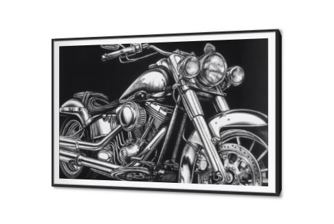 تابلوه دراجة نارية كلاسيكية بالابيض و الاسود SA89261 كل التابلوهات المودرن, دراجات بخارية - موتوسيكلات, سيارات – دراجات - مواصلات ابيض و اسود, اسود, اللون الواحد, الوان داكنة, رمادى ديجيتال آرت, لوحات فنية, مودرن غرفة المعيشة, غرفة شباب, مكاتب – شركات - اعمال بالعرض, ببرواز, برواز SF9, مستطيل