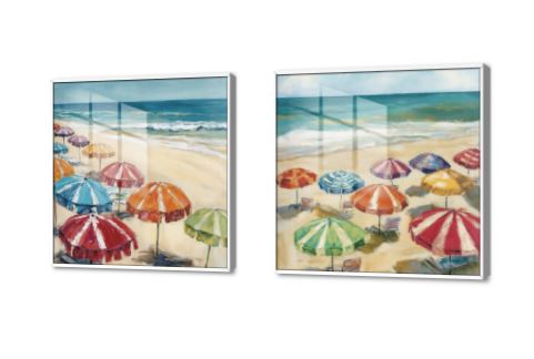 تابلوهات حائط شاطئ بحر مزدحم بالشمسيات الملونة SA88727 كل التابلوهات المودرن, شاطئ البحر, شمسية و مظلات, بحار و شواطئ و مراكب, طبيعه صامتة ازرق - تركواز, اصفر, متعدد الالوان, موف – ارجوانى الوان زيتية - اكريليك, دول البحر المتوسط, لوحات فنية, مودرن غرفة الاستقبال, غرفة المعيشة, مكاتب – شركات - اعمال اجازة الصيف اكريليك, بالعرض, ببرواز, برواز ابيض, مستطيل