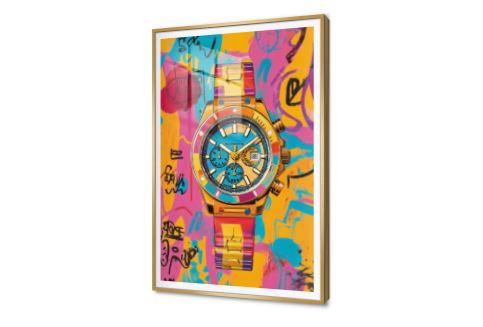 تابلوهات مودرن ساعة يد بتصميم رياضي SA88608 كل التابلوهات المودرن, ساعات, فاشون - ازياء, طبيعه صامتة, موضة – ازياء - بنات ازرق - تركواز, اصفر, بينك – فوشيا, فضى – ذهبى, قوى و زاهى, متعدد الالوان ديجيتال آرت, لوحات فنية, مودرن, نيون ستايل غرفة بنات, مكاتب – شركات - اعمال اكريليك, بالطول, ببرواز, برواز SF9, برواز ذهبى, مستطيل