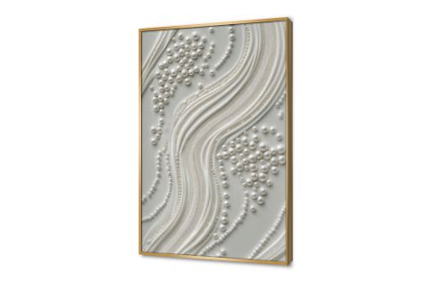 تابلوهات جمال الطبيعة وفخامة اللؤلؤ SA89757 كل التابلوهات المودرن, فاشون - ازياء, تجريدي, موضة – ازياء - بنات ابيض - اوف وايت الوان زيتية - اكريليك, كلاسيك – نيو كلاسيك, لوحات فنية, مظهر بارز, مودرن غرفة الاستقبال, غرفة المعيشة, غرفة بنات, مدخل المنزل, مكاتب – شركات - اعمال بالطول, ببرواز, برواز ذهبى, مستطيل