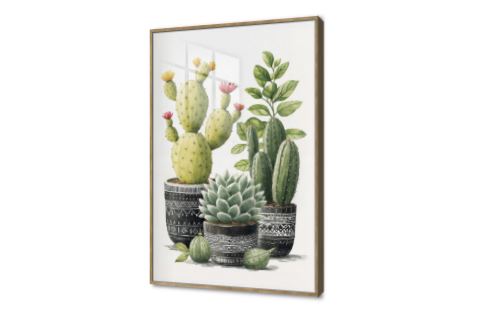 تابلوهات ديكور نباتات الصبار فى اوانى مزخرفه SA91362 كل التابلوهات المودرن, فازات و اوانى, نبات الصبار, طبيعه صامتة, ورود - زهور - نباتات ابيض - اوف وايت, اخضر - زيتى, اسود الوان زيتية - اكريليك, لوحات فنية, مودرن غرفة المعيشة, غرفة بنات, مدخل المنزل اكريليك, بالطول, ببرواز, برواز خشبى, مستطيل