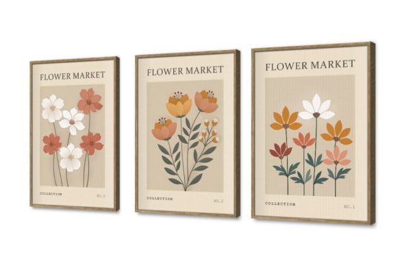 تابلوه حائط باقات زهور " فلاور ماركت " Flower Market SA93307 ( كل التابلوهات المودرن), ورود , زهور و نباتات برتقالى, بنى - بيج الستريشن - فيكتور, بوهو ستايل, ديجيتال آرت, قابل للتعديل, كتابات و حروف, كلاسيك – نيو كلاسيك, مودرن غرفة الاستقبال, غرفة المعيشة فصل الربيع بالعرض, ببرواز, برواز خشبى, مستطيل