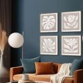تابلوهات حائط اوراق نبات باسلوب تجريدى SA93381 كل التابلوهات المودرن, اوراق شجر - نباتات, مميزة و مختارة, ورود - زهور - نباتات ابيض - اوف وايت, بنى - بيج الستريشن - فيكتور, بسيط و هادئ, بوهو ستايل, ديجيتال آرت, كلاسيك – نيو كلاسيك, لوحات فنية غرفة الاستقبال, غرفة المعيشة, مكاتب – شركات - اعمال ببرواز, برواز SF9, برواز خشبى, مربع