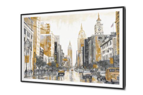 لوحات حائط مودرن لمدينة نيويورك بألوانها الذهبية SA94847 كل التابلوهات المودرن, دول و مدن مشهورة, سيارات, مبانى و هندسة معمارية, سيارات – دراجات - مواصلات, اماكن و مدن و مباني ابيض - اوف وايت, اصفر, بنى - بيج, رمادى, فضى – ذهبى الوان مائية, لوحات فنية, مودرن غرفة الاستقبال, غرفة المعيشة, غرفة شباب, مدخل المنزل, مكاتب – شركات - اعمال شتاء و ثلوج اكريليك, بالعرض, ببرواز, برواز SF9, برواز اسود, مستطيل