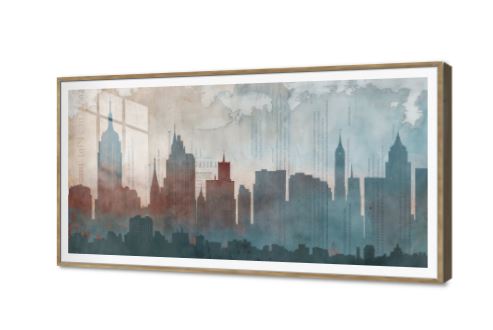 لوحات حائط مودرن لمدينة نيويورك بتصميم فني SA95038 كل التابلوهات المودرن, اعمال و شركات, سياحة و سفر, مبانى و هندسة معمارية, اماكن و مدن و مباني ازرق - تركواز, رمادى الستريشن - فيكتور, الوان مائية, بسيط و هادئ, ديجيتال آرت, عتيق - فينتاج, مودرن غرفة الاستقبال, غرفة المعيشة, غرفة النوم, غرفة شباب, مدخل المنزل, مكاتب – شركات - اعمال وقت الضباب اكريليك, بالعرض, ببرواز, برواز SF9, برواز خشبى, مستطيل