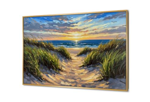 لوحات حائط منظر طبيعي لشاطئ البحر والغروب SA94921 كل التابلوهات المودرن, سحاب, شاطئ البحر, بحار و شواطئ و مراكب, مناظر طبيعية اخضر - زيتى, ازرق - تركواز, اصفر, برتقالى الوان زيتية - اكريليك, لوحات فنية, مظهر بارز, مودرن غرفة الاستقبال, غرفة المعيشة, مدخل المنزل, مكاتب – شركات - اعمال اجازة الصيف, شروق - غروب بالعرض, ببرواز, برواز ذهبى, مستطيل