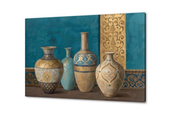لوحات فنية لفازات وأواني بزخارف شرقية SA95148 زخارف اسلامية, فازات و اوانى, كل التابلوهات المودرن, اسلامى - ايات قرآنية و خط عربى, اشكال هندسية و زخارف, طبيعه صامتة ازرق - تركواز, بنى - بيج, فضى – ذهبى ديجيتال آرت, عتيق - فينتاج, كلاسيك – نيو كلاسيك, لوحات فنية, مودرن غرفة الاستقبال, غرفة المعيشة, غرفة النوم, مدخل المنزل, مكاتب – شركات - اعمال بالعرض, مستطيل