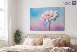 لوحة فنية لزهرة الجيربيرا بألوان الباستيل الذائبة SA94883 خيال - خيال علمى, سحاب, كل التابلوهات المودرن, تجريدي, مناظر طبيعية, ورود - زهور - نباتات ابيض - اوف وايت, ازرق - تركواز, بينك – فوشيا, درجات الباستيل, موف – ارجوانى الوان مائية, بسيط و هادئ, ديجيتال آرت, لوحات فنية, مودرن غرفة الاستقبال, غرفة المعيشة, غرفة النوم, غرفة بنات, مكاتب – شركات - اعمال شروق - غروب بالعرض, مستطيل