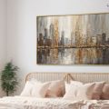 لوحات حائط مودرن لمدينة ليلية وانعكاسها الساحر SA94495 كل التابلوهات المودرن, اعمال و شركات, سياحة و سفر, لوحات مدن على البحر, تجريدي, اماكن و مدن و مباني الوان داكنة, بنى - بيج, رمادى, فضى – ذهبى الوان زيتية - اكريليك, مظهر بارز, مودرن غرفة الاستقبال, غرفة المعيشة, مدخل المنزل, مكاتب – شركات - اعمال فى الليل بالعرض, برواز SF9, برواز ذهبى, مستطيل