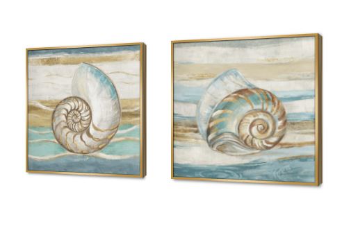 لوحات حائط مودرن لصدف البحر بألوان هادئة SA94202 كل التابلوهات المودرن, تويليت - غسيل, كائنات بحرية - اسماك, حيوانات و طيور ابيض - اوف وايت, ازرق - تركواز, درجات الباستيل, فضى – ذهبى الوان زيتية - اكريليك, بسيط و هادئ, بوهو ستايل, مودرن غرفة الاستقبال, غرفة المعيشة, غرفه الغسيل - التويليت اجازة الصيف بالعرض, ببرواز, برواز ذهبى, مستطيل