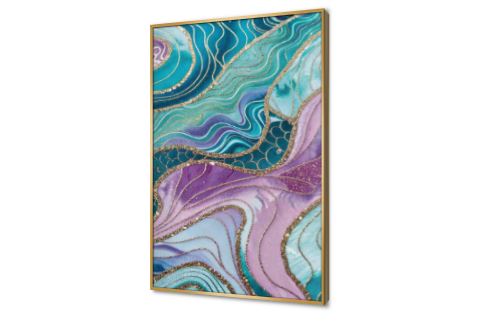 لوحات فنية بتصميم رخامي وخطوط ذهبية براقة SA94077 كل التابلوهات المودرن, اشكال هندسية و زخارف, تجريدي ازرق - تركواز, فضى – ذهبى, قوى و زاهى, متعدد الالوان, موف – ارجوانى اشكال هندسية و زخارف, الوان مائية, لوحات فنية, مظهر بارز, مودرن غرفة الاستقبال, غرفة المعيشة, مدخل المنزل, مكاتب – شركات - اعمال بالطول, ببرواز, برواز ذهبى, مستطيل