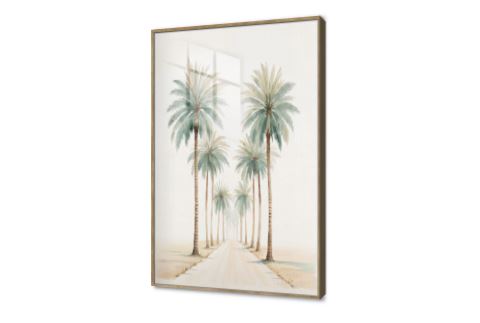لوحات حائط لأشجار النخيل على طريق هادئ SA94348 كل التابلوهات المودرن, اعمال و شركات, سياحة و سفر, نخيل, مناظر طبيعية ابيض - اوف وايت, اخضر - زيتى, بنى - بيج, درجات الباستيل الوان مائية, بسيط و هادئ, ديجيتال آرت, مودرن غرفة الاستقبال, غرفة المعيشة, غرفة النوم, مكاتب – شركات - اعمال وقت الضباب اكريليك, بالطول, ببرواز, برواز خشبى, مستطيل