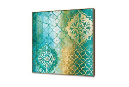 تابلوه مودرن بزخارف إسلامية ذهبية لديكور مميز SA95089 كل التابلوهات المودرن, زخارف اسلامية, اسلامى - ايات قرآنية و خط عربى, اشكال هندسية و زخارف ازرق - تركواز, اصفر اشكال هندسية و زخارف, بوهو ستايل, ديجيتال آرت, مودرن غرفة الاستقبال, غرفة المعيشة, مدخل المنزل, مكاتب – شركات - اعمال اكريليك, ببرواز, برواز خشبى, مربع